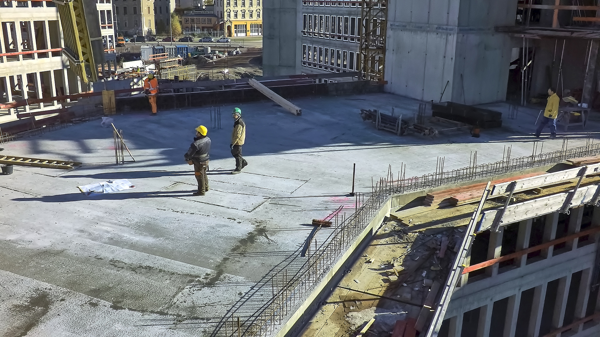 Chemnitz Neues Rathaus Baustelle Kellnberger